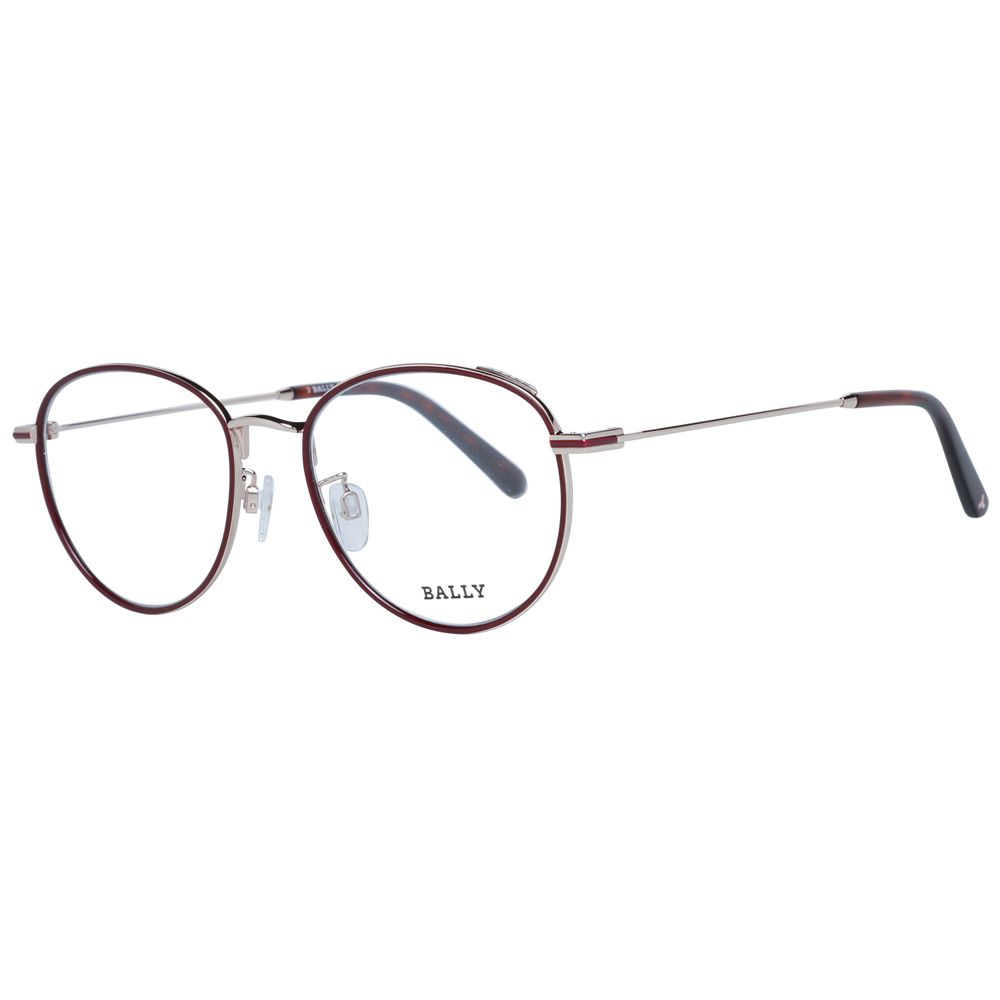 Bally Burgundy Metal Glasses (Frames) | Regal Royce
