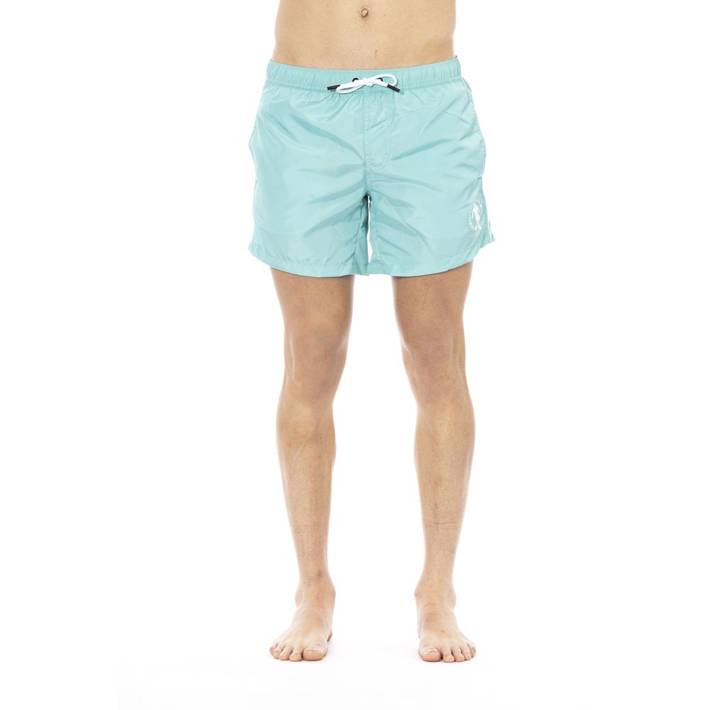 Bikkembergs Light Blue Polyester Men Swimwear | Regal Royce