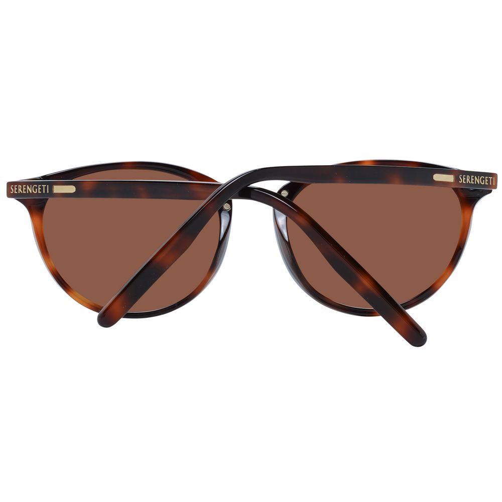 Serengeti Brown Acetate & Metal Sunglasses | Regal Royce