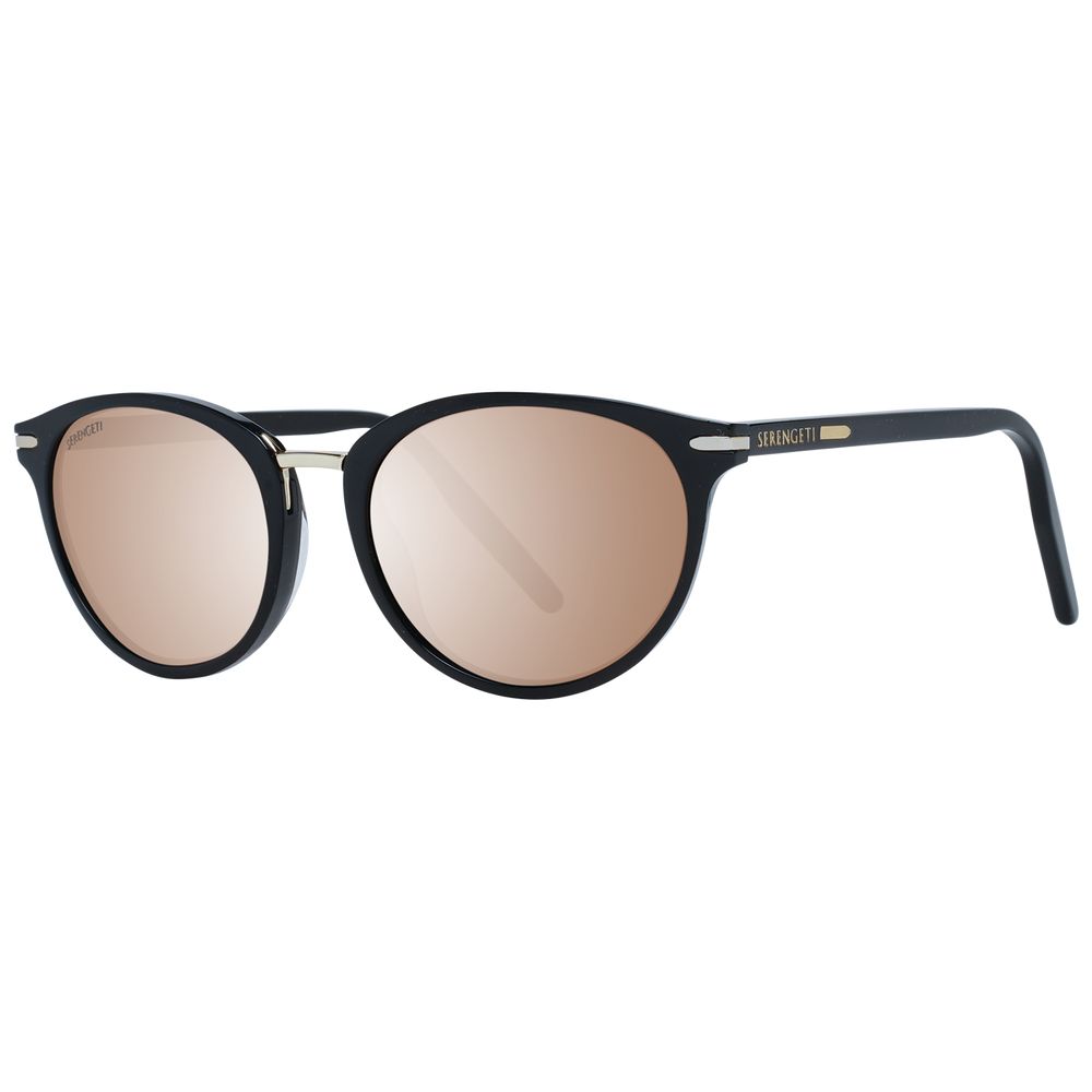 Serengeti Black Acetate & Metal Sunglasses | Regal Royce