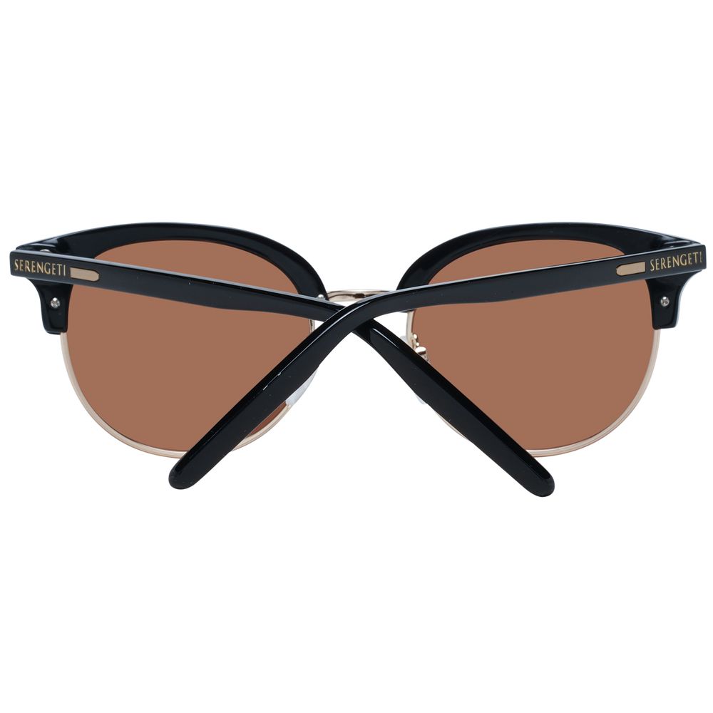 Serengeti Black Acetate & Metal Sunglasses | Regal Royce