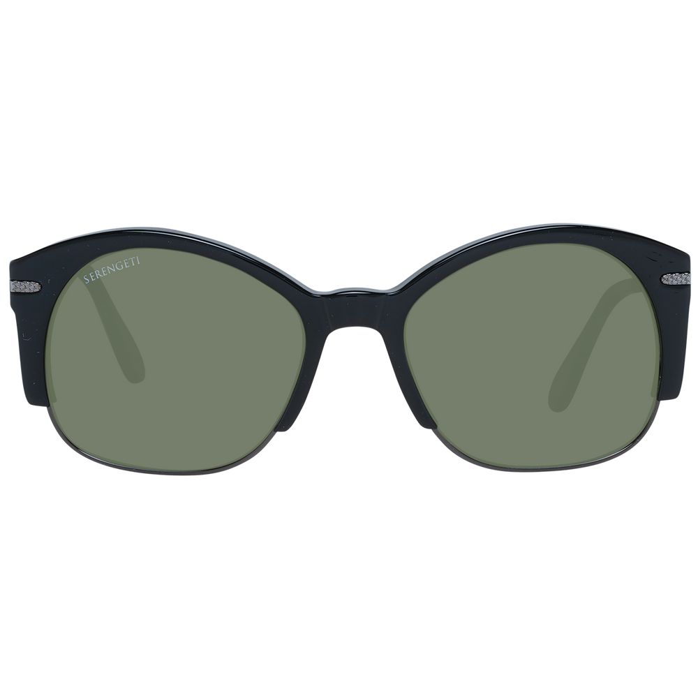 Serengeti Black Acetate & Metal Sunglasses | Regal Royce