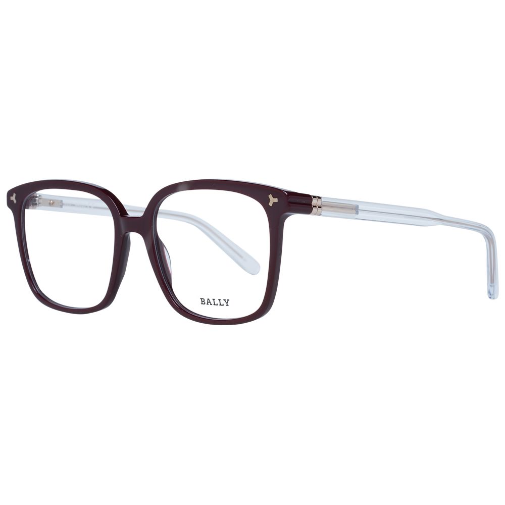 Bally Burgundy Plastic Glasses (Frames) | Regal Royce