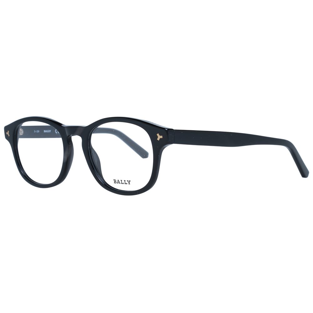Bally Black Plastic Glasses (Frames) | Regal Royce