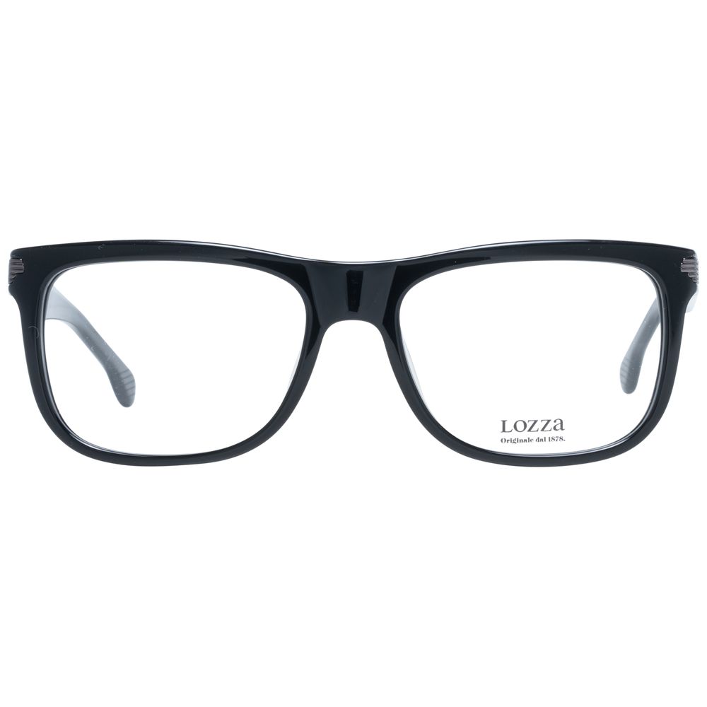 Lozza Black Plastic Glasses (Frames) | Regal Royce