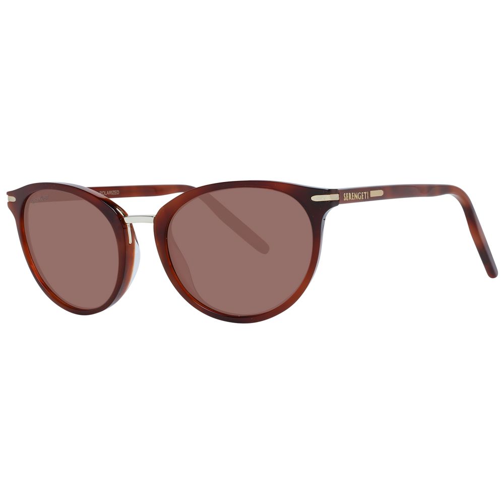 Serengeti Brown Acetate & Metal Sunglasses | Regal Royce