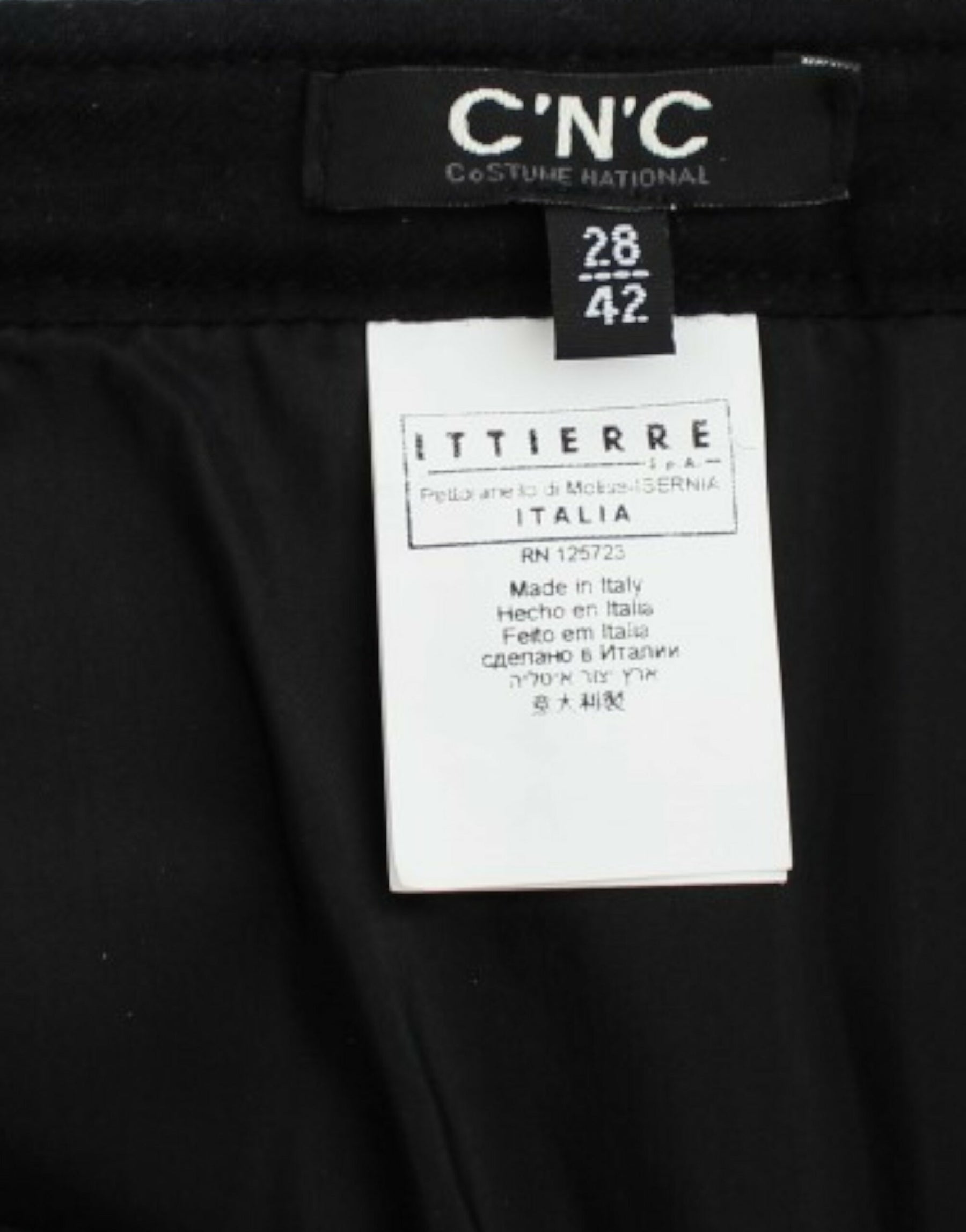 Costume National Gray checkered mini skirt | Regal Royce