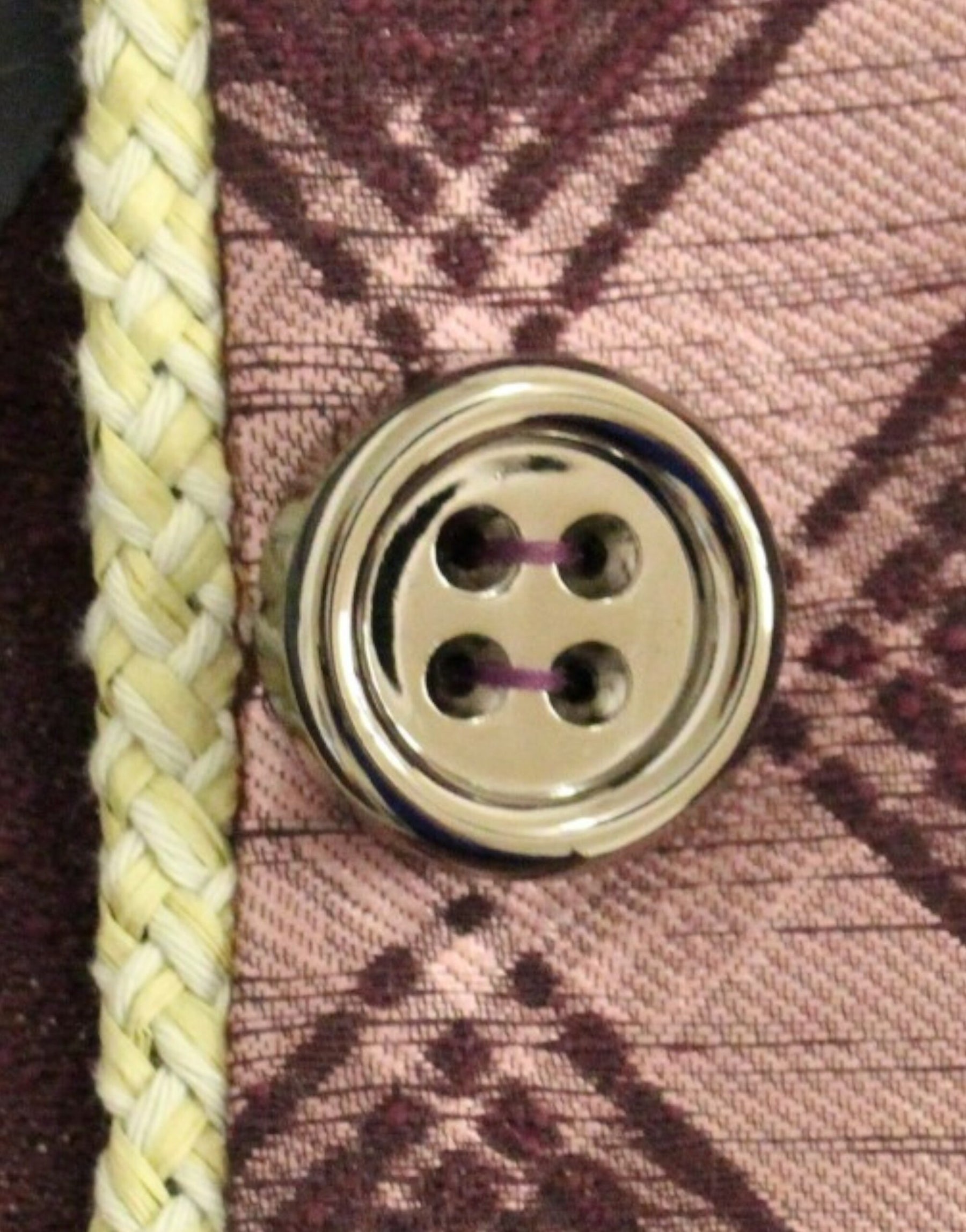 House of Holland Purple checkered blazer jacket | Regal Royce