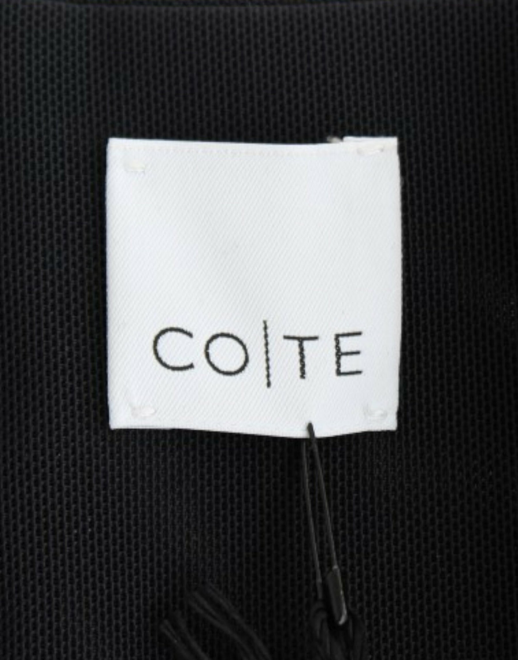 CO|TE Black short sleeve venus dress | Regal Royce