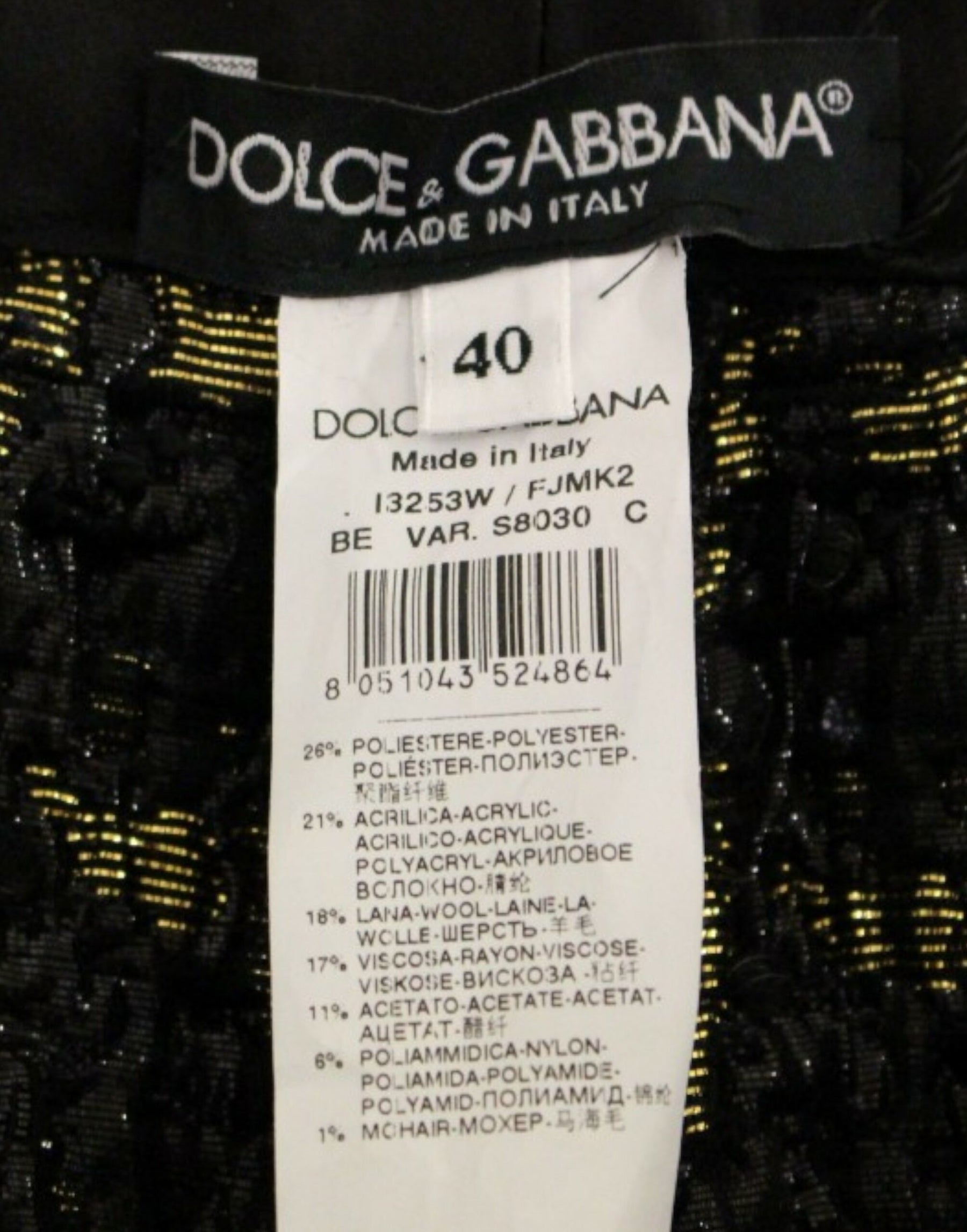 Dolce & Gabbana Black fabric shorts pants | Regal Royce