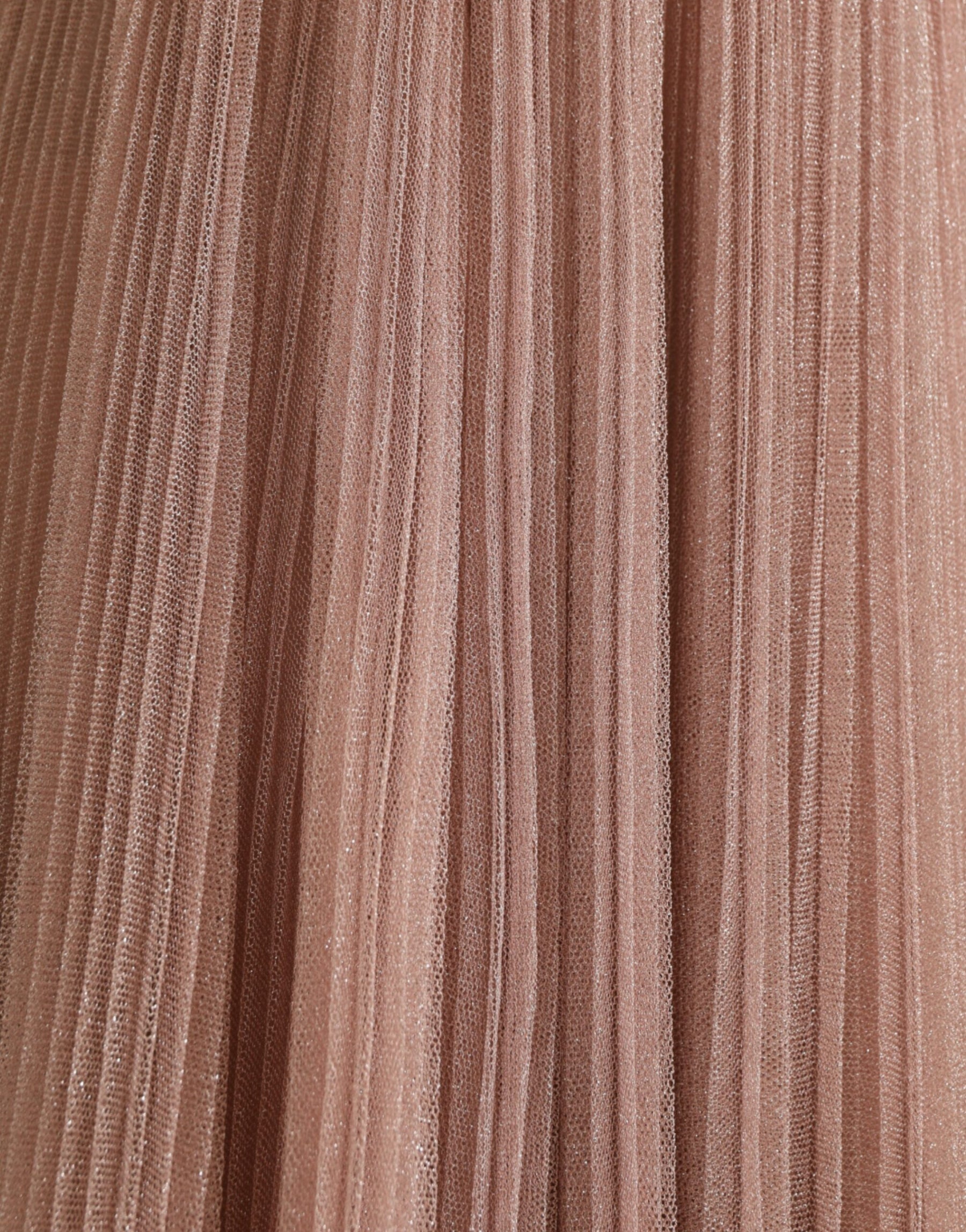 Dolce & Gabbana Pink One Shoulder Pleated Lame Tulle Dress | Regal Royce