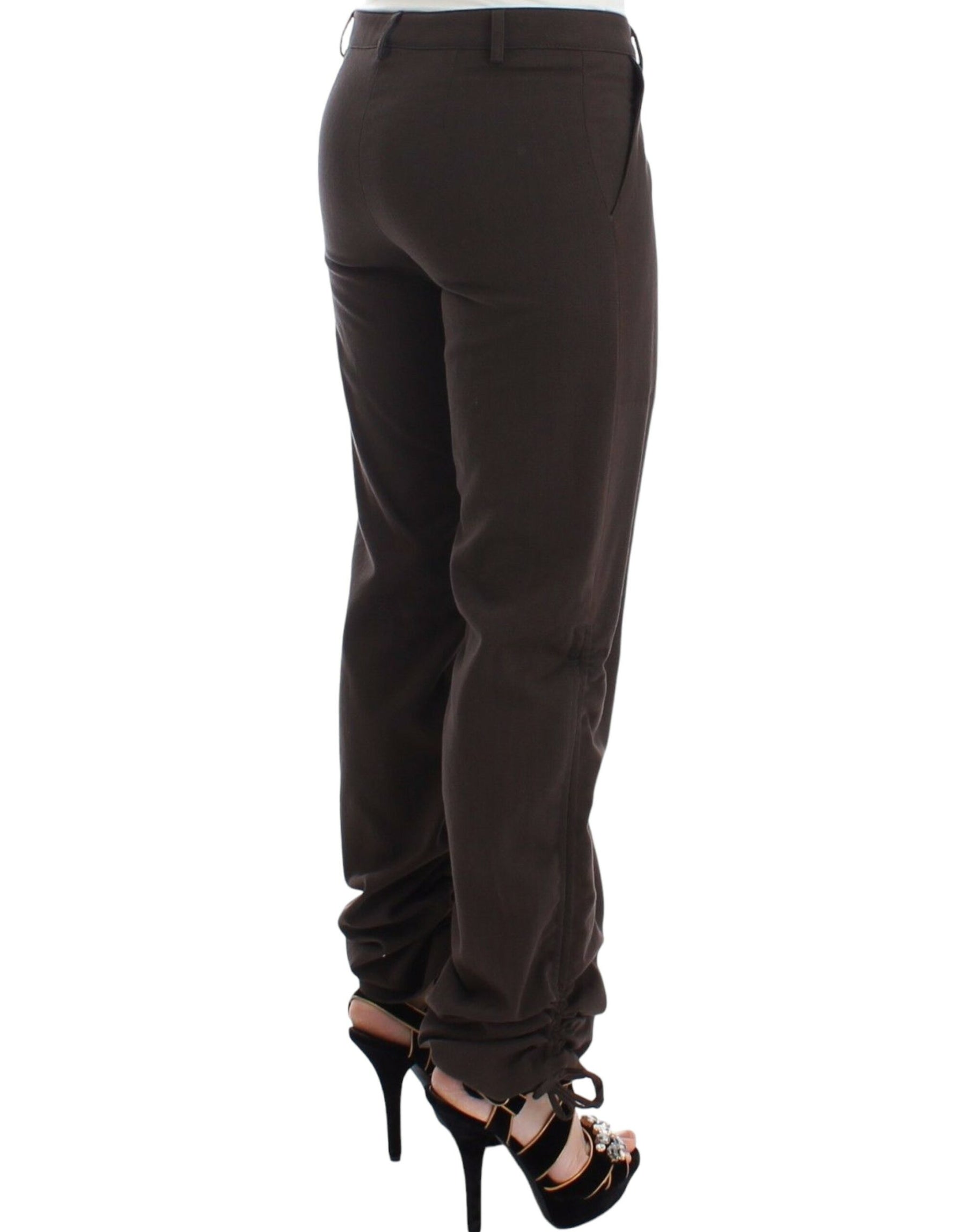 Ermanno Scervino Brown Chinos Casual Dress Pants Khakis | Regal Royce