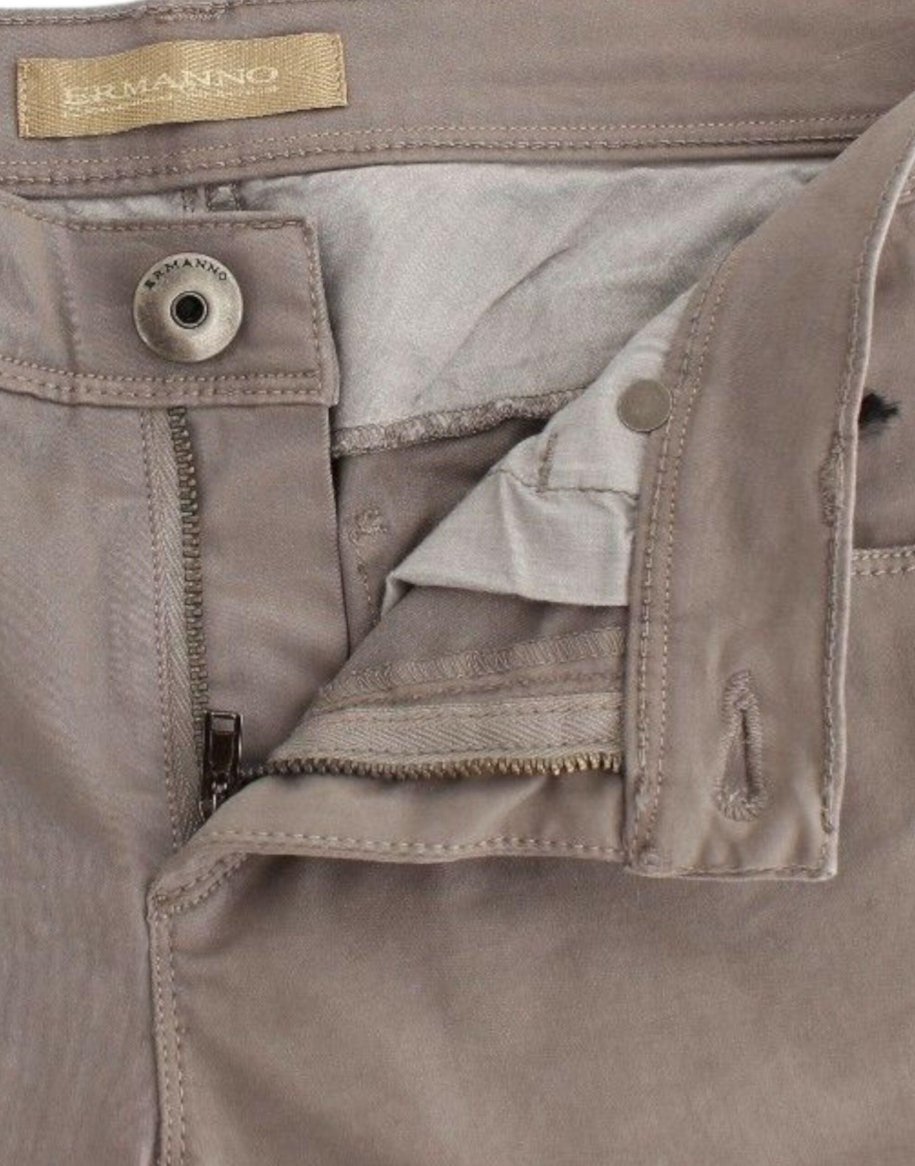 Ermanno Scervino Taupe Beige Slim Jeans Denim Pants Skinny | Regal Royce