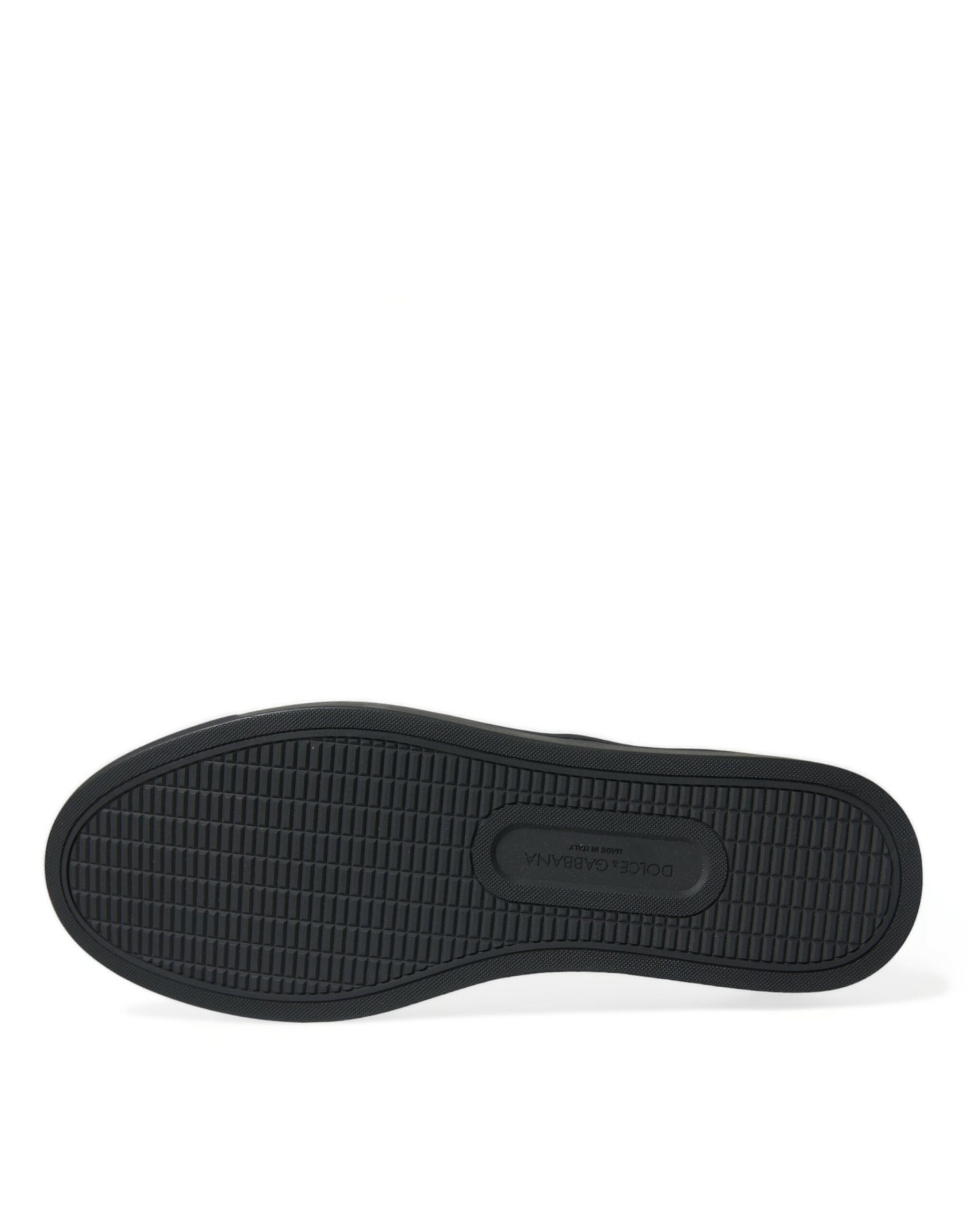 Dolce & Gabbana Brown Leopard Pony Hair Leather Sneakers Shoes | Regal Royce