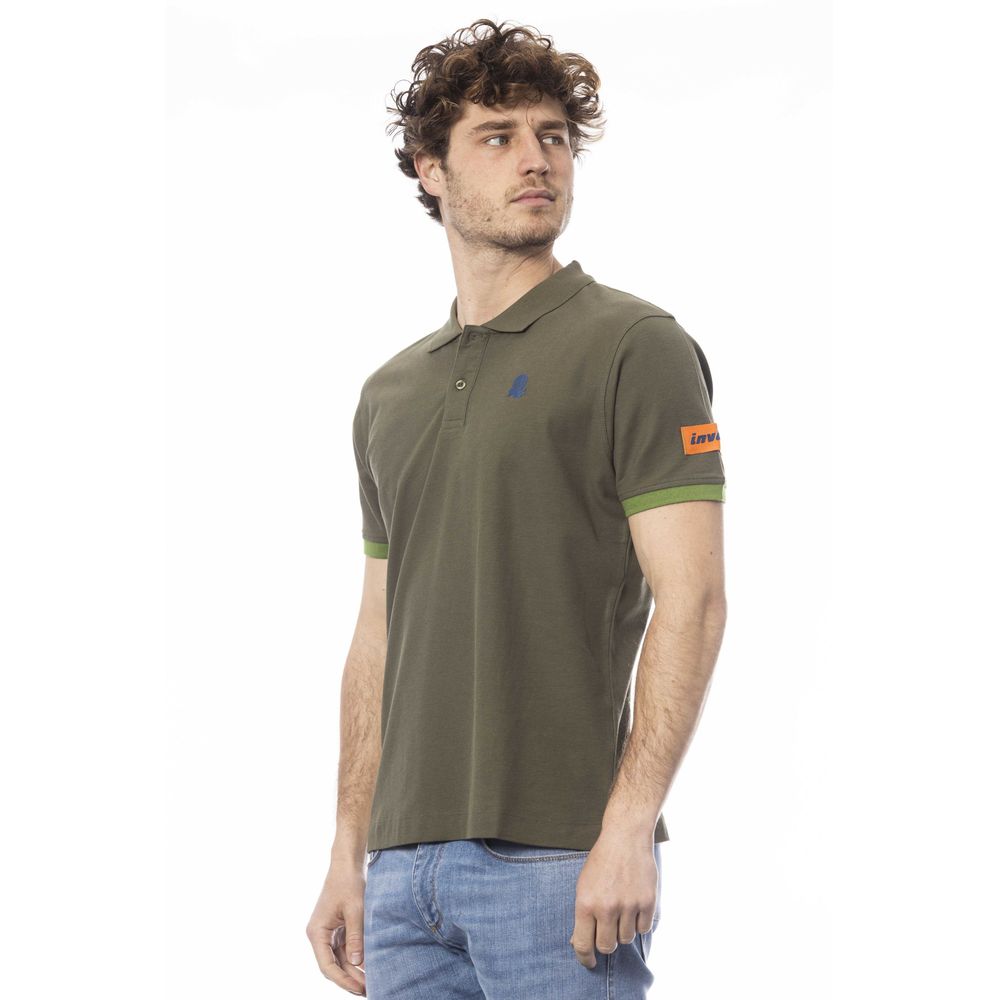 Invicta Green Cotton Men Polo Shirt | Regal Royce
