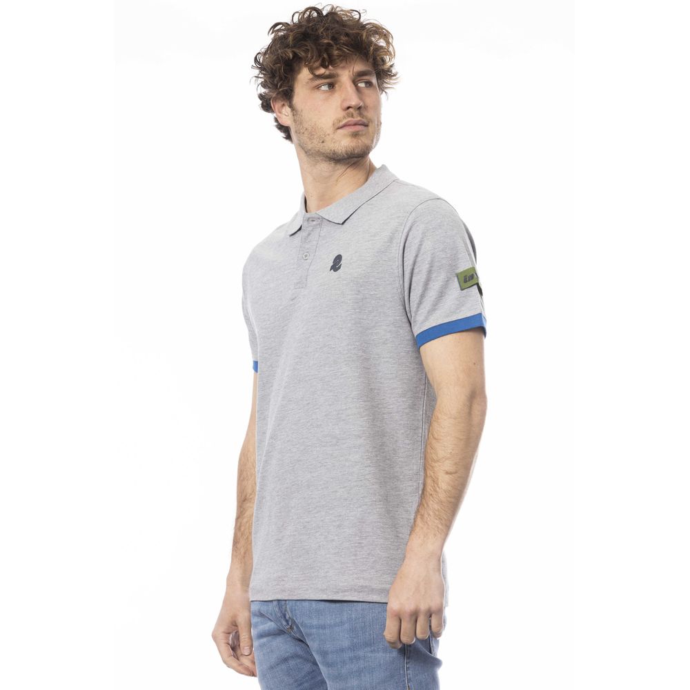 Invicta Gray Cotton Men Polo Shirt | Regal Royce
