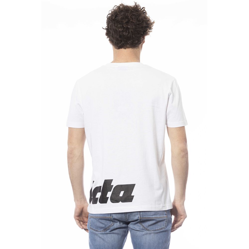 Invicta White Cotton Men T-Shirt | Regal Royce