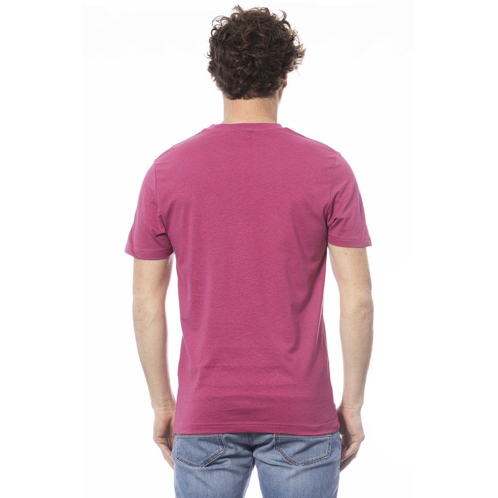 Invicta Purple Cotton Men T-Shirt | Regal Royce