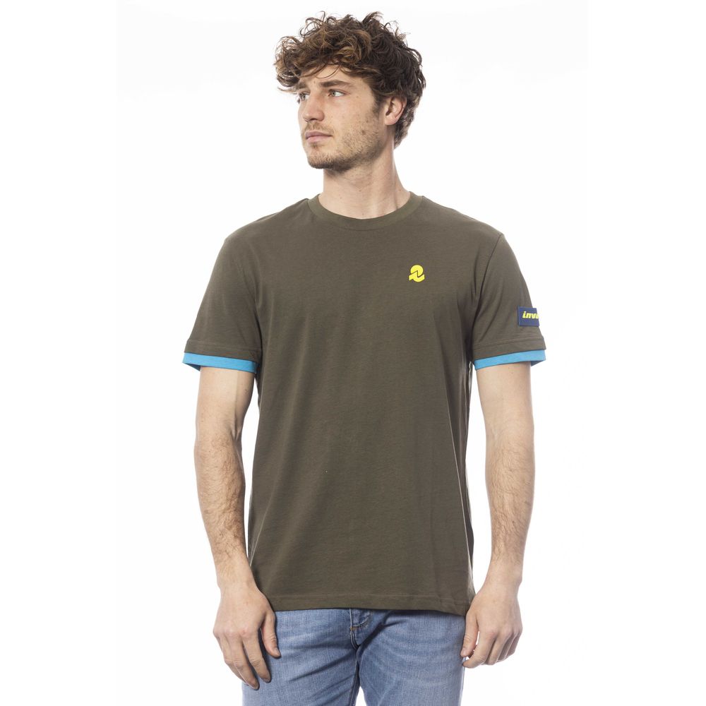 Invicta Green Cotton Men T-Shirt | Regal Royce