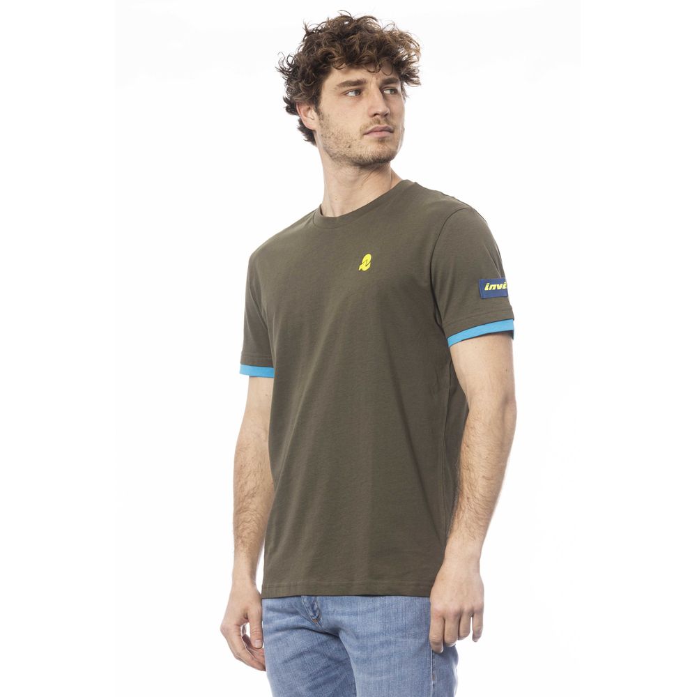 Invicta Green Cotton Men T-Shirt | Regal Royce