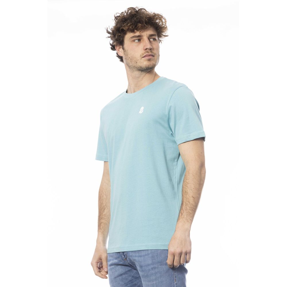 Invicta Light Blue Cotton Men T-Shirt | Regal Royce