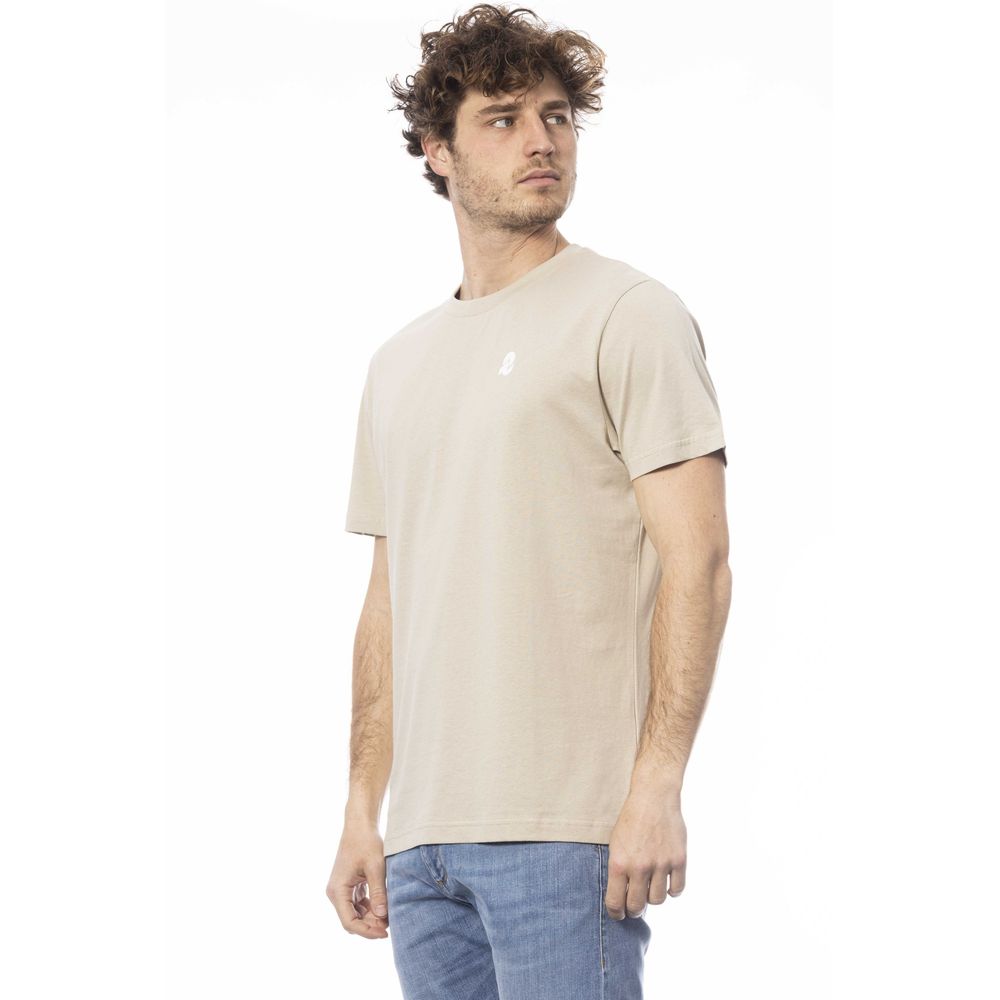 Invicta Beige Cotton Men T-Shirt | Regal Royce