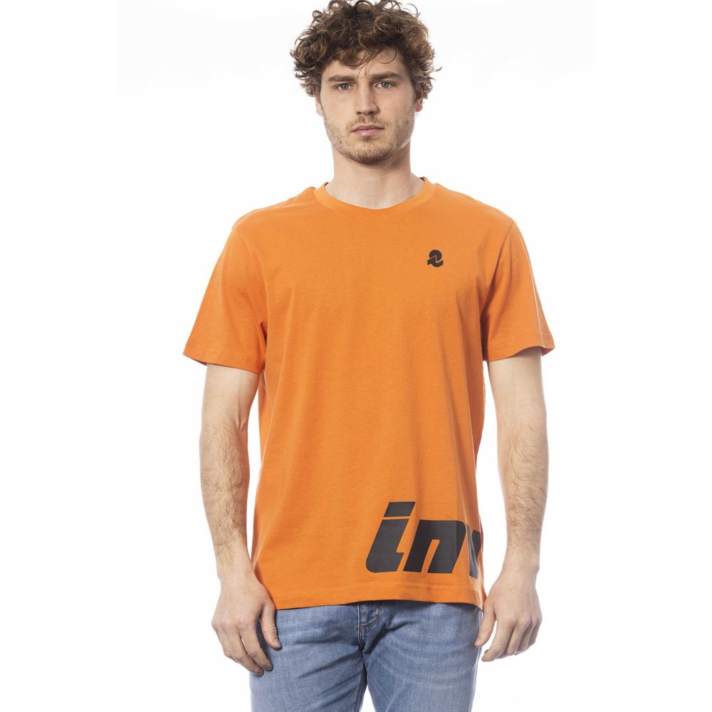 Invicta Orange Cotton Men T-Shirt | Regal Royce