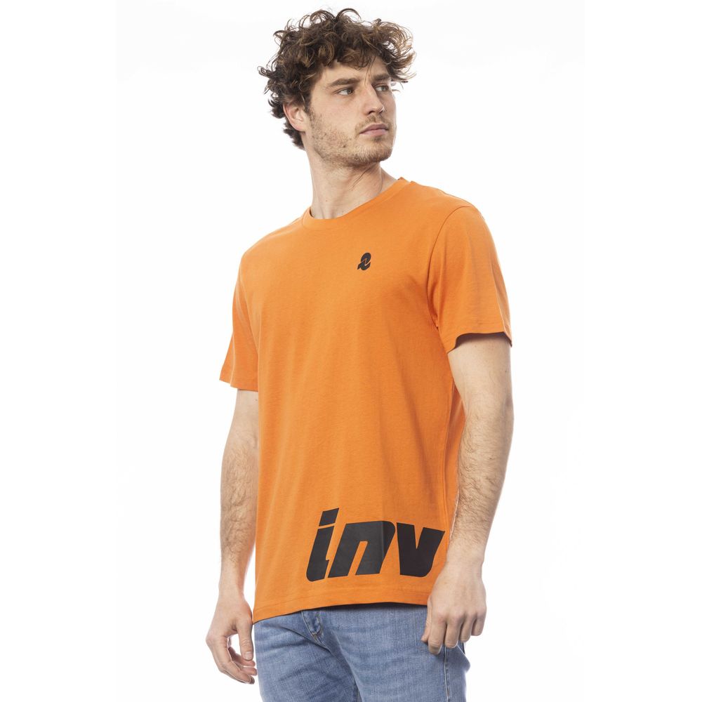 Invicta Orange Cotton Men T-Shirt | Regal Royce
