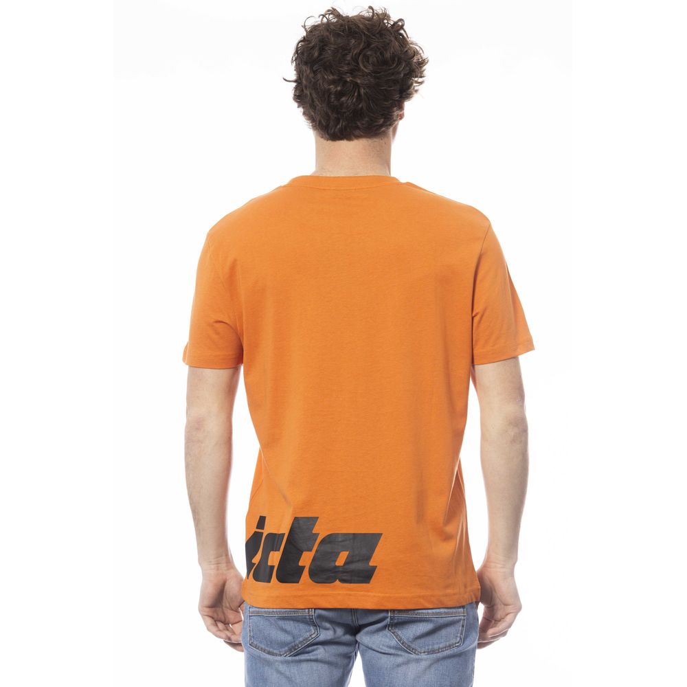Invicta Orange Cotton Men T-Shirt | Regal Royce