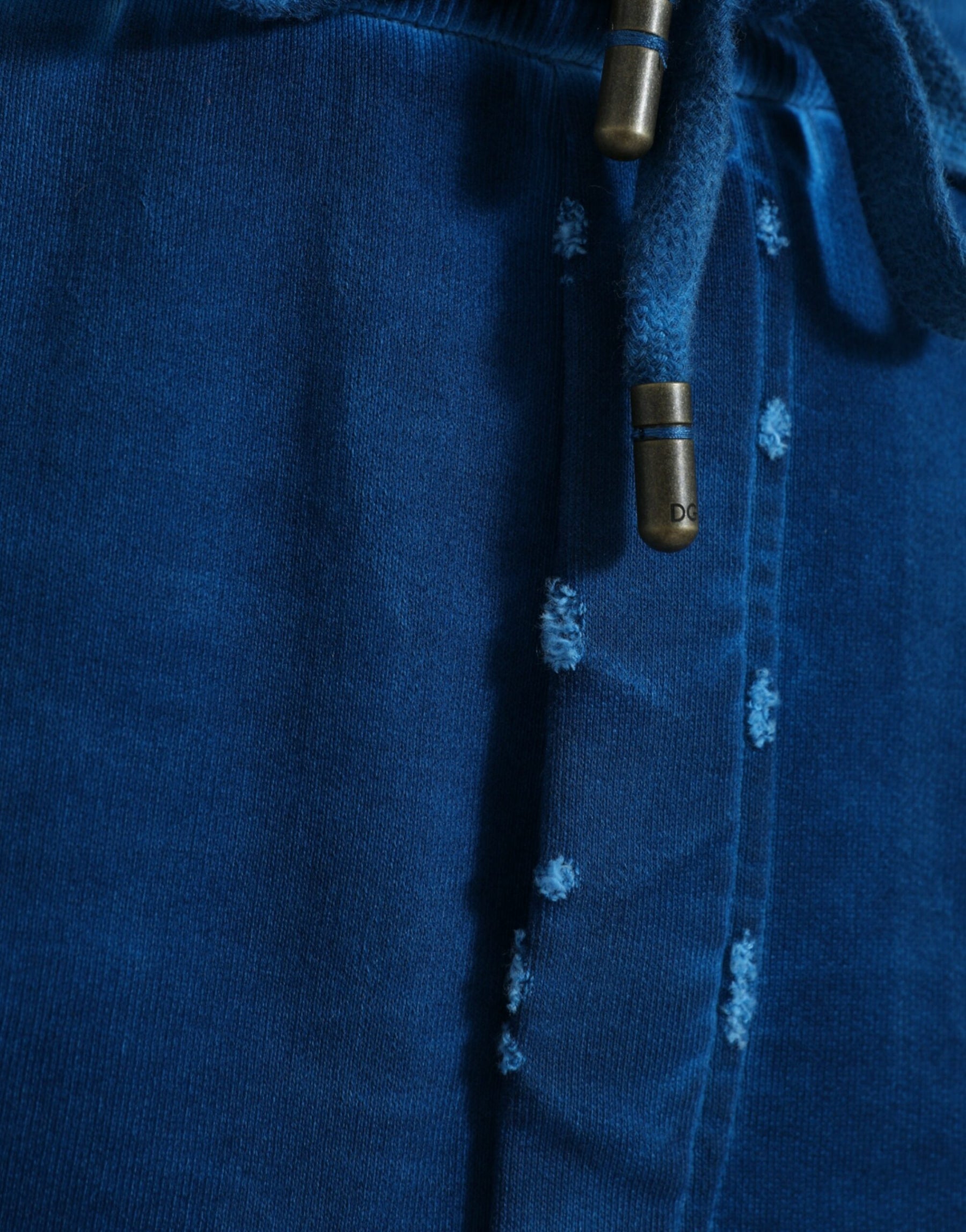 Dolce & Gabbana Blue Logo Cotton Jogger Sweatpants Pants | Regal Royce