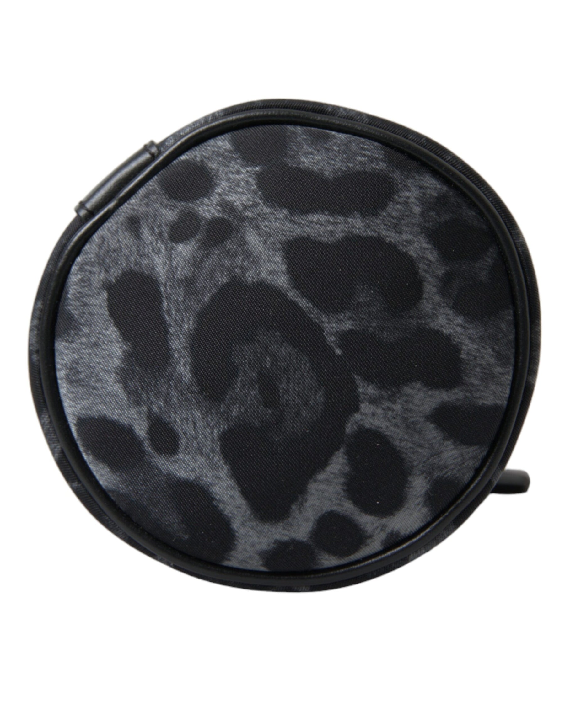 Dolce & Gabbana Black Leopard Round Slim Tote Bottle Cage Bag | Regal Royce