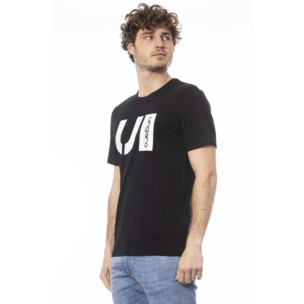 Ungaro Sport Black Cotton T-Shirt