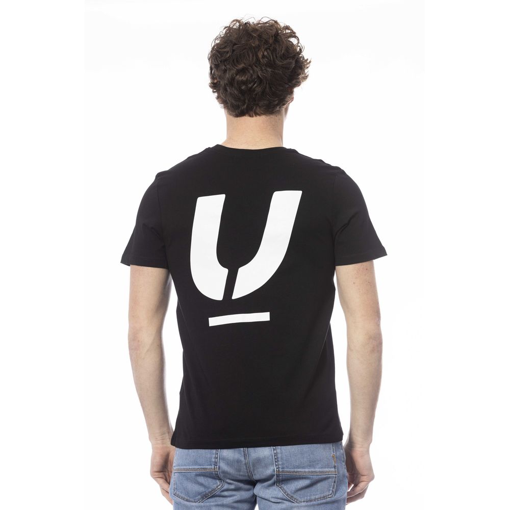 Ungaro Sport Black Cotton Men T-Shirt | Regal Royce