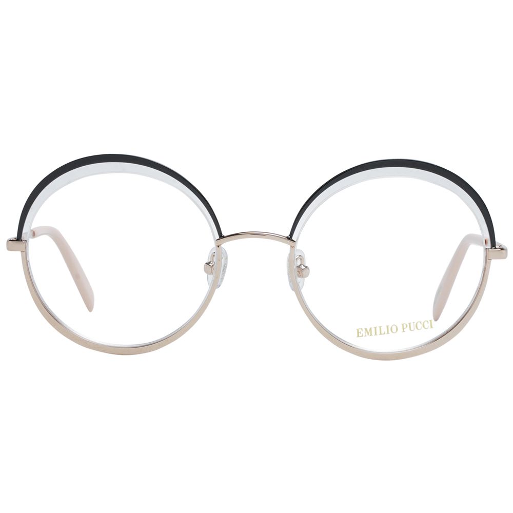 Emilio Pucci Black Metal Glasses (Frames) | Regal Royce