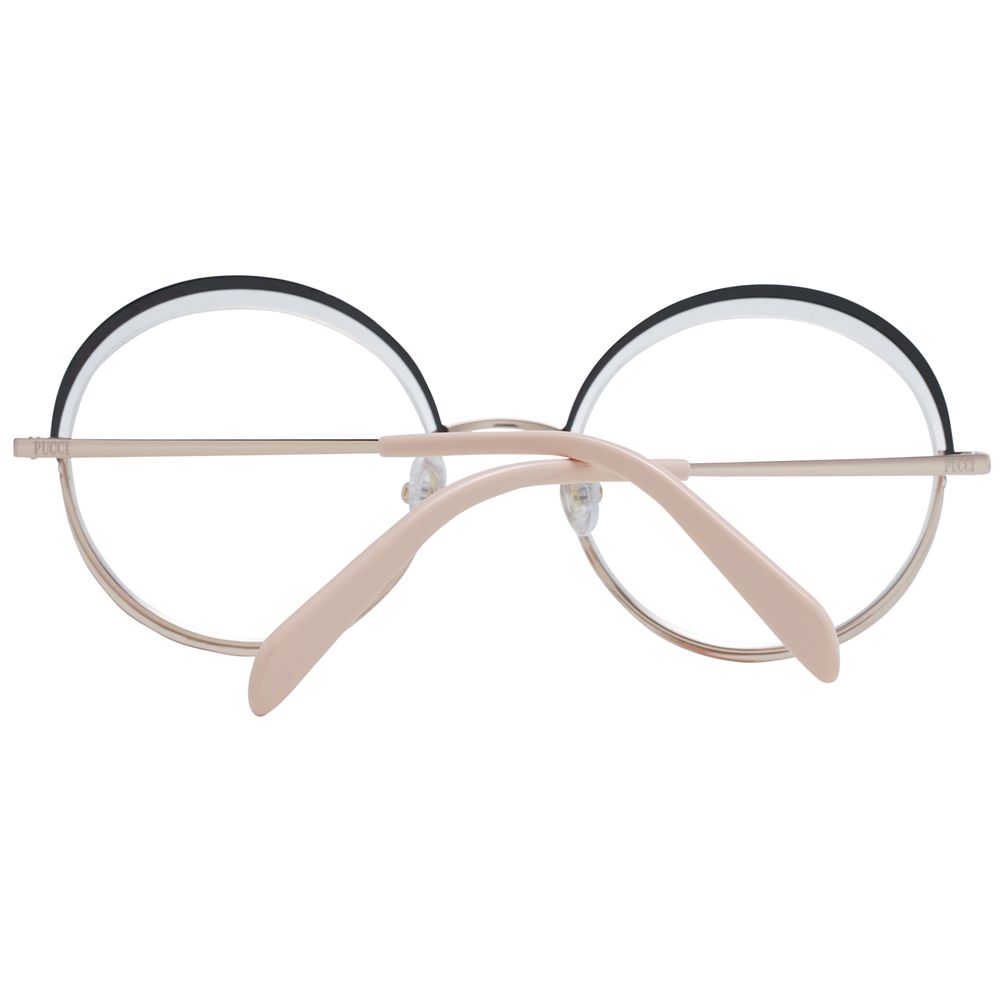 Emilio Pucci Black Metal Glasses (Frames) | Regal Royce