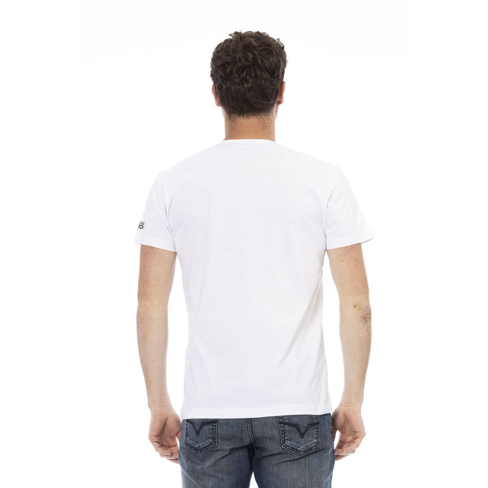 Trussardi Action White Cotton T-Shirt