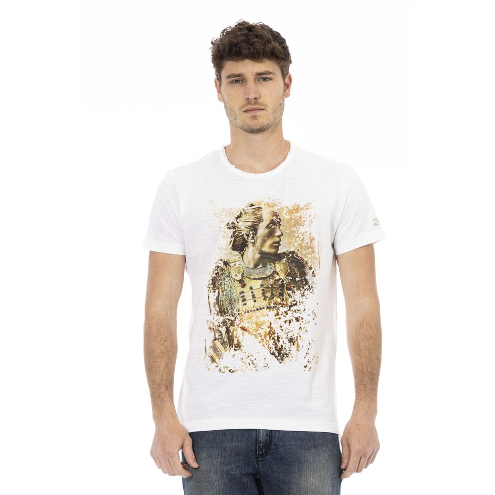 Trussardi Action White Cotton T-Shirt