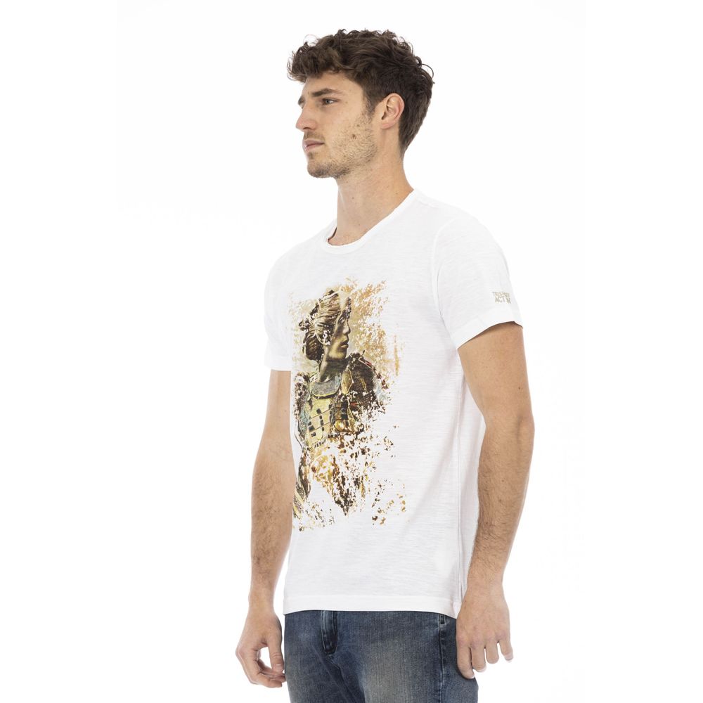 Trussardi Action White Cotton T-Shirt