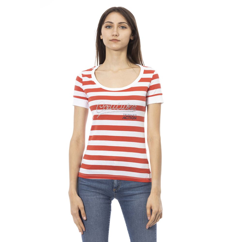 Trussardi Action Multicolor Cotton Women T-Shirt | Regal Royce