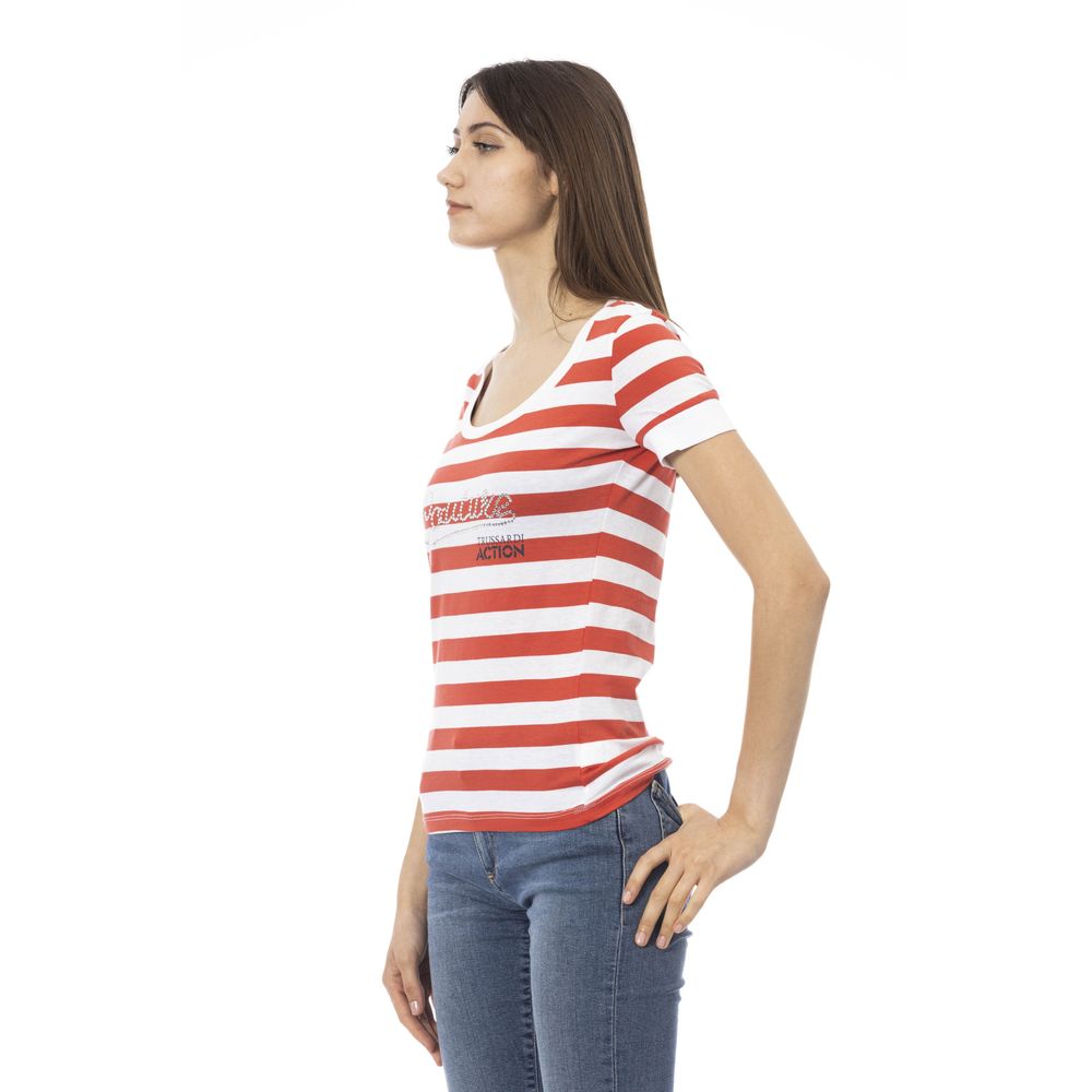 Trussardi Action Multicolor Cotton Women T-Shirt | Regal Royce