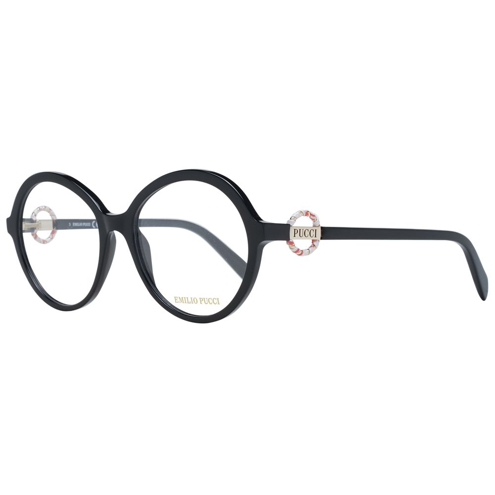 Emilio Pucci Black Plastic Glasses (Frames) | Regal Royce