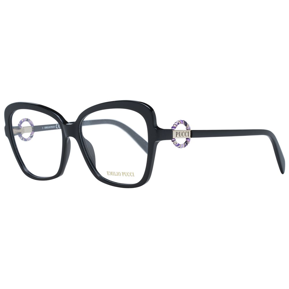Emilio Pucci Black Plastic Glasses (Frames) | Regal Royce