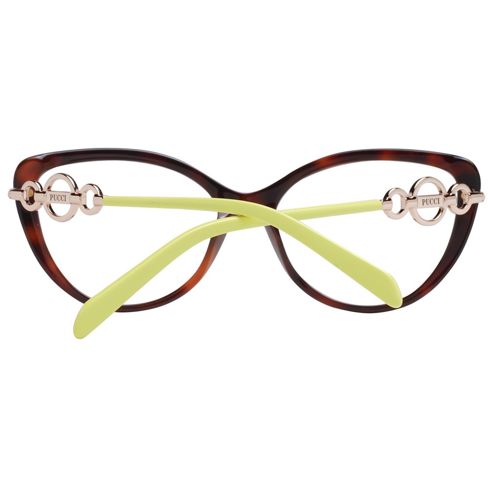Emilio Pucci Brown Plastic Glasses (Frames) | Regal Royce