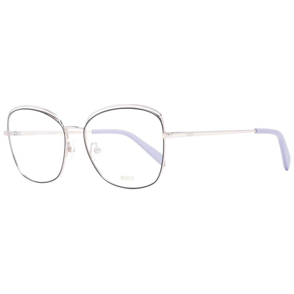 Emilio Pucci Black Metal Glasses (Frames) | Regal Royce