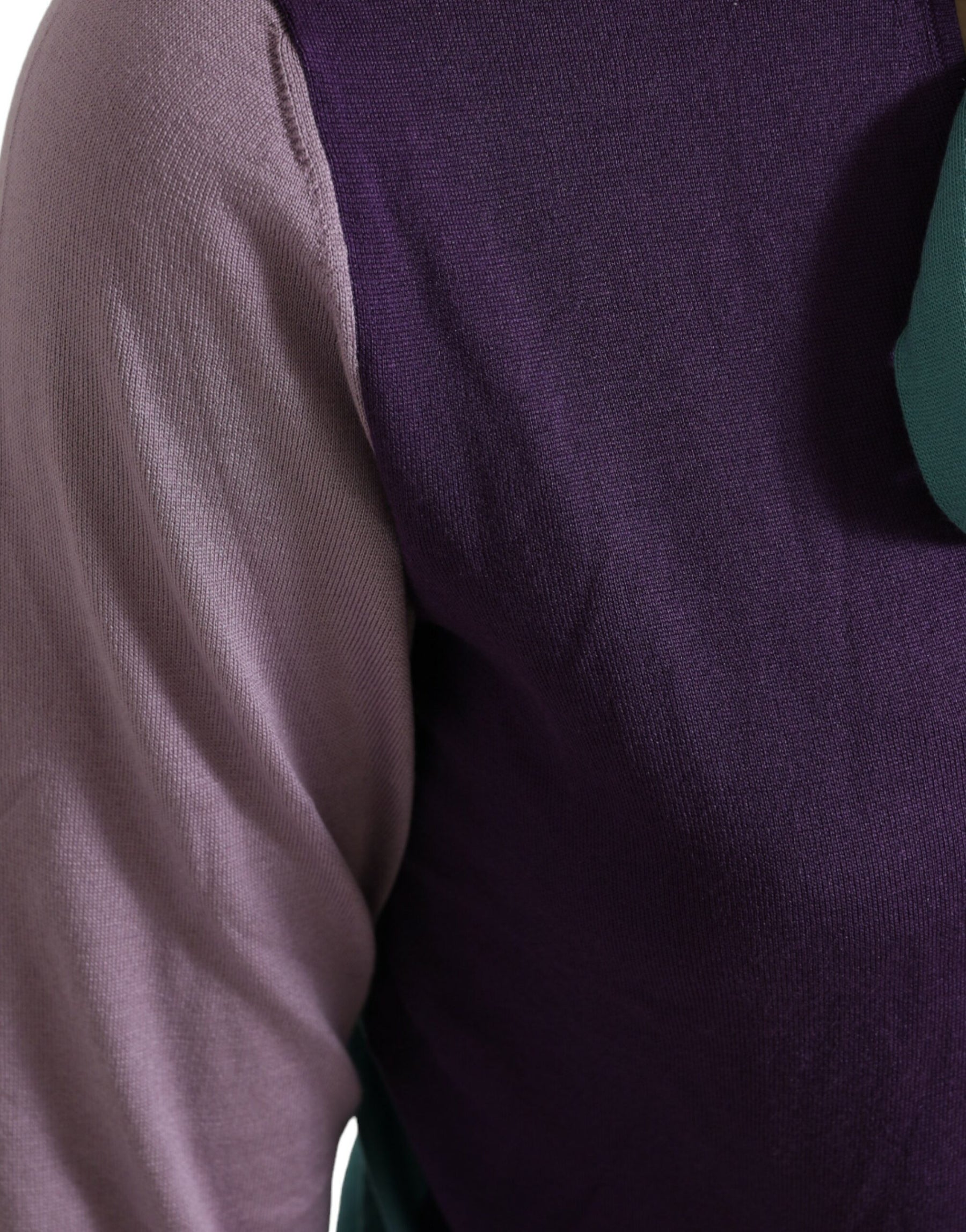 Dolce & Gabbana Multicolor Bow Fastening Pullover Sweater | Regal Royce