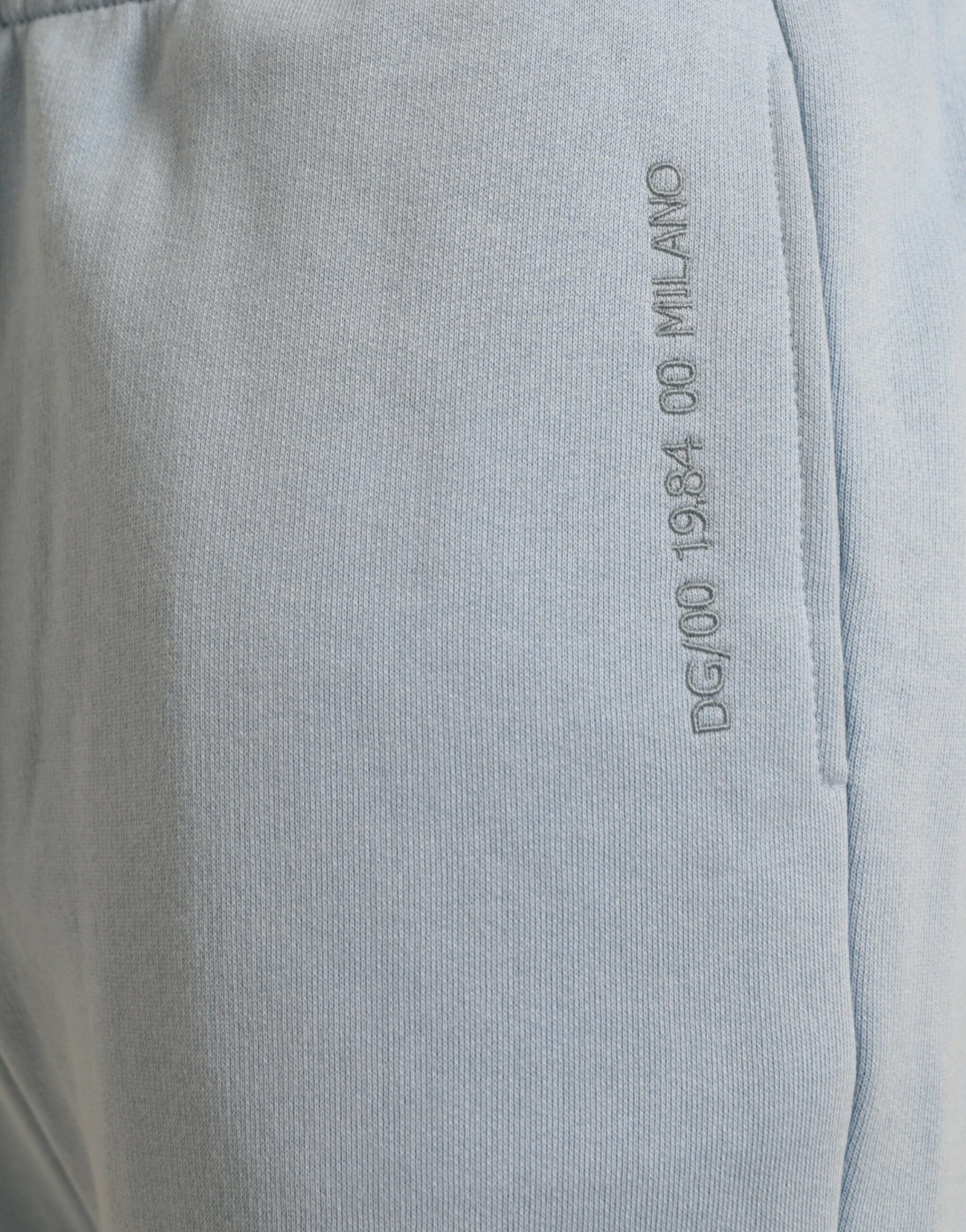 Dolce & Gabbana Light Blue Cotton Sweatpants Men Jogger Pants | Regal Royce