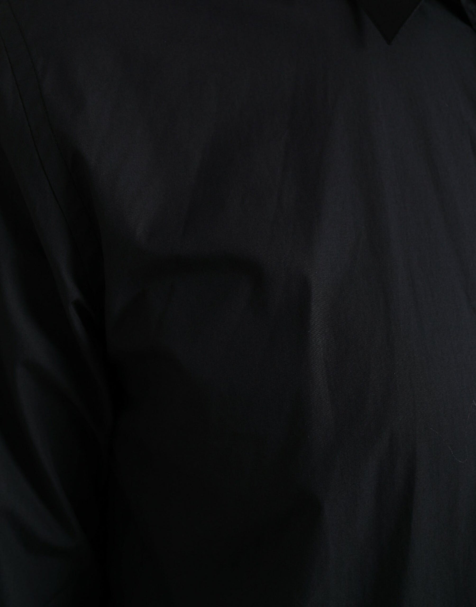 Dolce & Gabbana Navy Blue Cotton Collared Formal Dress Shirt | Regal Royce