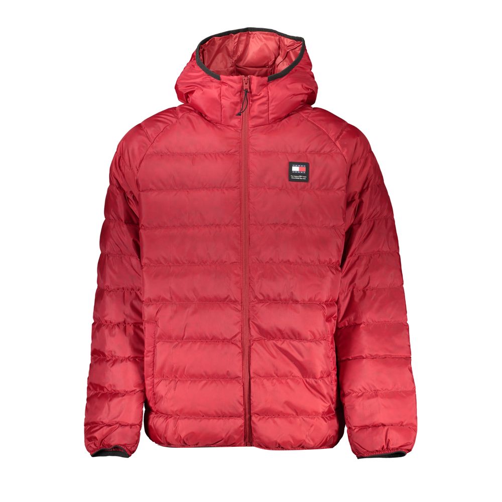 Tommy Hilfiger Red Polyester Jacket | Regal Royce