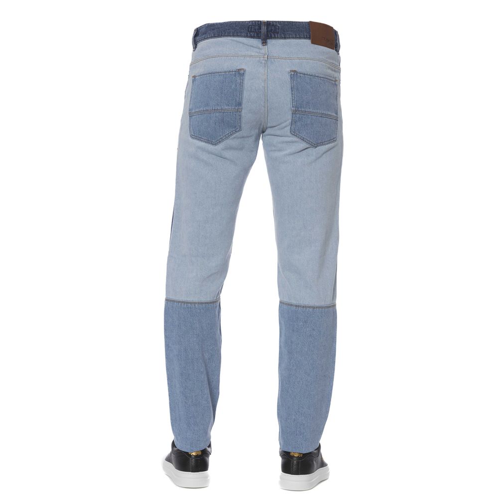 Trussardi Jeans Blue Cotton Men Jeans | Regal Royce