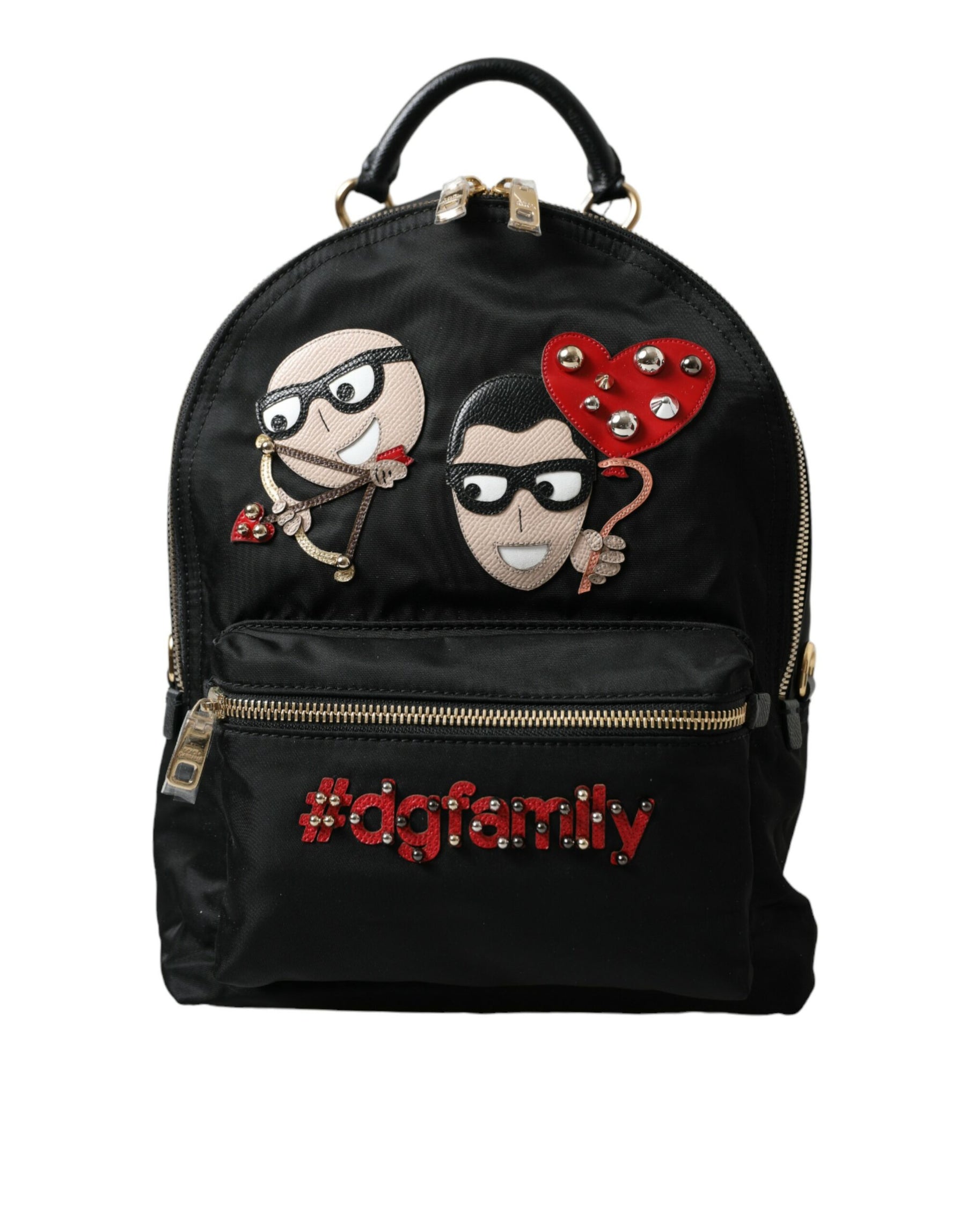 Dolce & Gabbana Black #DGFAMILY Embellished Backpack VULCANO Bag | Regal Royce